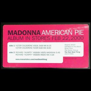 MADONNA ~ AMERICAN PIE Mixes 12" PROMO RECORD 2000 USA Ed.  22Yrs!  RARE VINTAGE